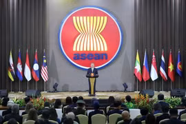 El secretario general del Partido Comunista de Vietnam, To Lam, habla en el evento. (Fuente: VNA)