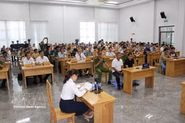 En el juicio simulado. (Fuente: VNA)