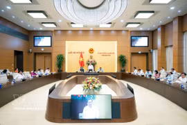Panorama de la reunión. (Fuente: VNA)