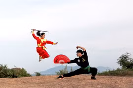 Protegen y promueven las artes marciales tradicionales de Binh Dinh. (Foto: baovanhoa.vn)