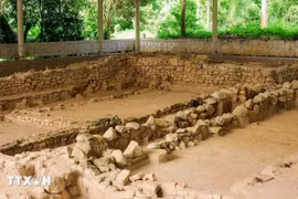 El sitio arqueológico Oc Eo - Ba The. (Fuente: VNA)