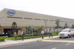 Planta de ensamblaje y prueba de chips de Intel en el Parque de Alta Tecnología de Ciudad Ho Chi Minh. (Foto: VNA)