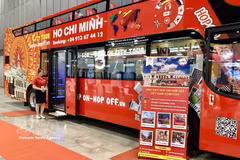 La presentación del modelo de recorrido turístico por la ciudad de Ho Chi Minh en la 19.ª Feria Internacional de Turismo de Ho Chi Minh 2025 (ITE HCMC 2025). (Foto: VNA)