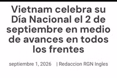 El artículo en el periódico mexicano Regeneración (Foto: VNA)