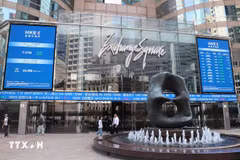 La Bolsa de Valores de Hong Kong. (Foto: VNA)