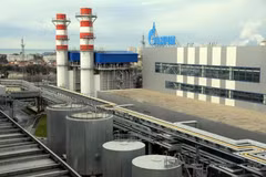 Una central termoeléctrica del gigante gasístico Gazprom en Sochi, Rusia. (Foto: AFP/VNA)