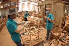 Los productos madereros de Vietnam se exportan a varios mercados como Estados Unidos, Japón, Corea del Sur, la India, entre otros. (Fuente: VNA) 