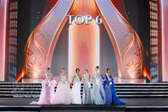 El top 6 incluye Eritrea (ganadora del voto popular), Malasia (ganadora del premio al Proyecto Humanitario), Vietnam, República Dominicana, España y Sudáfrica. (Foto: VNA) 