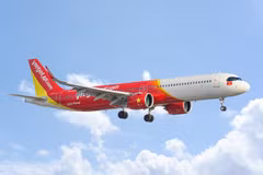 Avión de Vietjet (Foto: VNA)