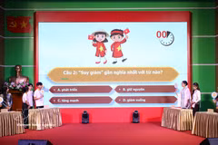 En la final del Concurso Nacional de Oratoria en Vietnamita para Extranjeros 2026. (Foto: VNA)