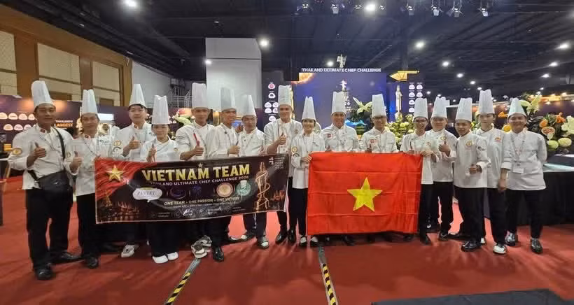 La huella de Vietnam en el Thailand Ultimate Chef Challenge 2026. (Foto: CTV/Vietnam+)