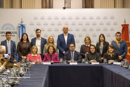 En el evento. (Fuente: VNA)