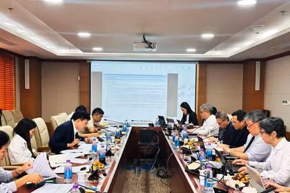 El proyecto de cooperación técnica destinado a fortalecer las capacidades y mejorar la eficiencia del mercado bursátil vietnamita se lleva a cabo del 9 al 15 de octubre en Ciudad Ho Chi Minh y Hanoi. (Fuente: JICA)