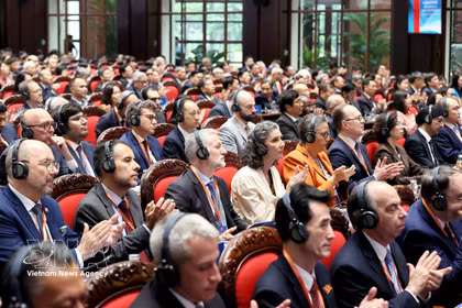 Delegados en el evento. (Fuente: VNA)