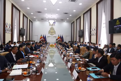 Panorama de la reunión. (Fuente: VNA)