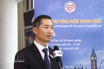 El vicepresidente de la Asociación de Empresarios Vietnamitas en el Reino Unido (VBUK), Trinh Ngoc Cuong. (Fuente: VNA)