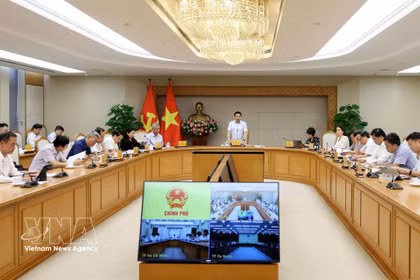 Panorama de la reunión. (Fuente: VNA)