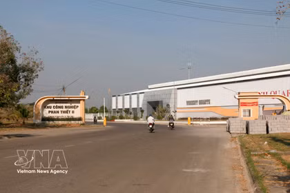 Parque industrial Phan Thiet II, distrito de Binh Thuan, Lam Dong. (Foto: VNA)