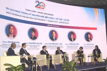 El foro, cuyo tema fue "El turismo MICE en la nueva era", se celebró en Ciudad Ho Chi Minh. (Fuente: VNA)