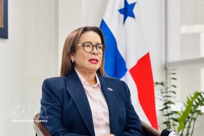 La embajadora de Panamá en Vietnam, Nubiela Ayala Modes. (Fuente: VNA)