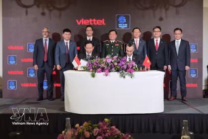 El 4 de febrero de 2026, Viettel Military Industrial and Telecommunications Group celebró la ceremonia de inauguración de su oficina de representación en Singapur. (Fuente: VNA)