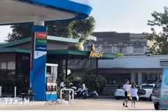 Una gasolinera en Tailandia. (Foto: VNA)