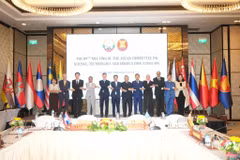 Participantes en la 89.ª reunión del Comité de la ASEAN sobre Ciencia, Tecnología e Innovación (COSTI-89). Fuente: VNA