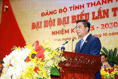 El secretario del Comité partidista de Thanh Hoa, Nguyen Doan Anh. (Foto: VNA)