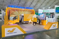 Correos de Vietnam despliega su revolución digital en feria nacional. (Foto: VNA)