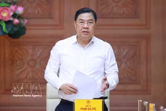 El viceprimer ministro permanente de Vietnam, Pham Gia Tuc. (Foto: VNA)