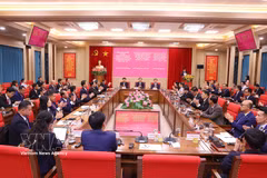 Jóvenes dirigentes fortalecen los lazos Vietnam-Laos-Camboya (Foto: VNA)