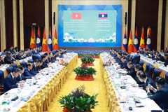 La 48.ª reunión del Comité Intergubernamental Vietnam-Laos. (Foto: VNA)