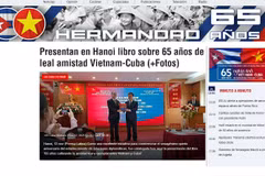 El sitio web de Prensa Latina lanza la columna «Cuba-Vietnam: 65 años de hermandad». (Foto: VNA)
