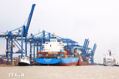 El puerto de Cat Lai en Ciudad Ho Chi Minh. (Foto: VNA)