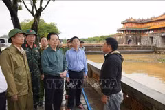El viceprimer ministro Mai Van Chinh exhorta a intensificar los esfuerzos para proteger el Complejo de Monumentos de Hue. (Foto: VNA)