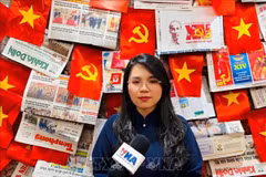 La doctora Le Thi Quynh Hoa, investigadora posdoctoral en la Universidad de la Ciudad de Hong Kong (CityU) (Foto: VNA)