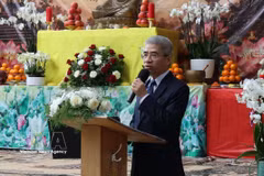 El embajador de Vietnam en Alemania, Nguyen Dac Thanh, en la ceremonia. (Foto: VNA)