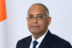 El presidente de la Asamblea Nacional de Costa de Marfil, Patrick Achi. (Foto: Cancillería)