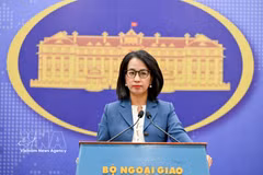 La portavoz del Ministerio de Relaciones Exteriores de Vietnam, Pham Thu Hang. (Foto: VNA)