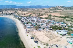 La planta de energía nuclear Ninh Thuận 1 se levantará en la aldea de Vinh Truong. (Foto: VNA) 