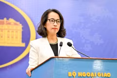 La portavoz de la Cancillería de Vietnam, Pham Thu Hang. (Foto: Cancillería) 