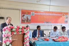 El embajador de Vietnam en Bangladesh, Nguyen Manh Cuong, en el evento. (Foto: VNA)