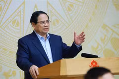 El primer ministro Pham Minh Chinh en la primera reunión del Comité Directivo Nacional para la Implementación de la Resolución 79 (Foto: VNA)