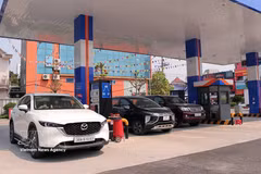 Una gasolinera en provincia vietnamita de Ha Tinh. (Foto: VNA)