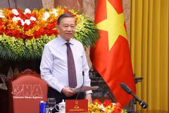 El secretario general del Partido Comunista y presidente de Vietnam, To Lam, insta a la prensa a priorizar el interés del pueblo (Foto: VNA)