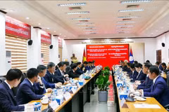 Hanoi y Vientiane refuerzan cooperación bilateral. (Foto: VNA)