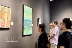 Exposición en Hanoi muestra la fusión artística entre Europa y Asia (Foto: VNA)