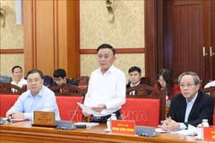 –El miembro del Buró Político y miembro permanente del Secretariado del Comité Central del Partido Comunista de Vietnam, Tran Cam Tu. (Foto: VNA)