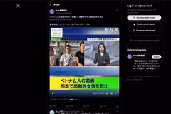 La cuenta oficial de NHK World en X informa sobre cinco trabajadores vietnamitas que rescataron valientemente a varias personas durante el terremoto ocurrido en la prefectura de Kumamoto, Japón. (Captura de pantalla)