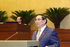 El primer ministro de Vietnam, Pham Minh Chinh, presenta plan para el desarrollo socioeconómico de 2026. (Foto: VNA)